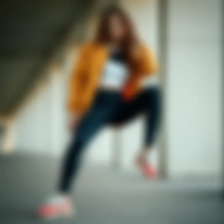 Trendy outfit pairing with daily shoes