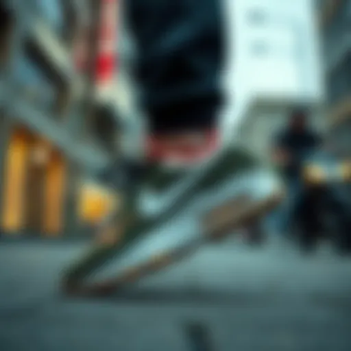 The Urban Style of Nike TC 7900 Trendyol showcasing Nike TC 7900 in a dynamic urban environment