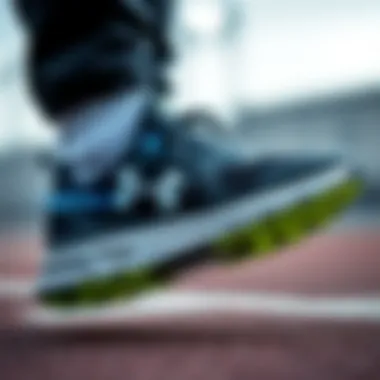 Technological features incorporated into Under Armor running shoes