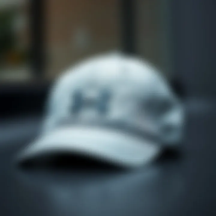 Modern Aesthetics: Trendy Under Armour Cap Trendy Under Armour cap showcasing modern design