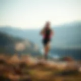 A runner on a scenic trail, embodying the essence of endurance and perseverance.
