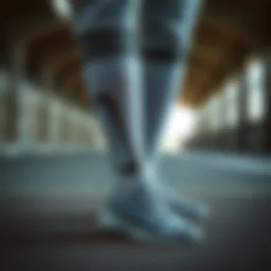 Stylish long Nike socks paired with athletic gear for an active lifestyle