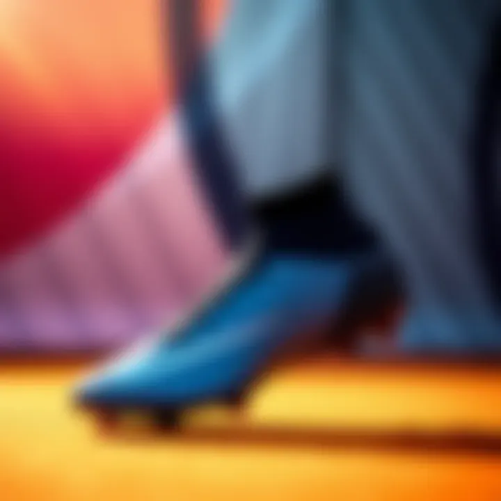 Stylish presentation of the Zoom Mercurial Vapor 15 Elite on a designer backdrop.